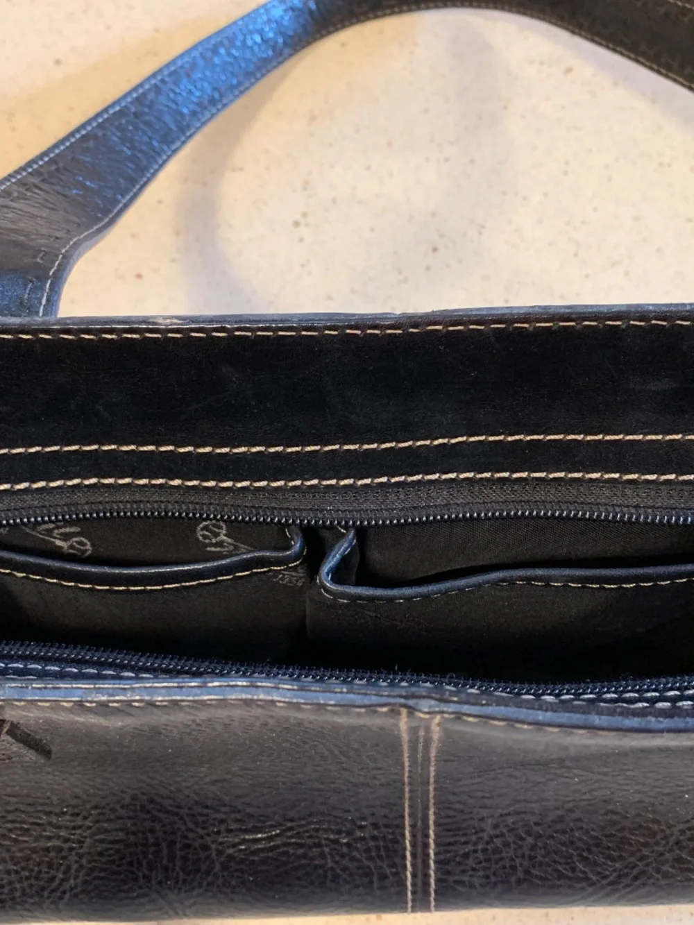 Fossil Black Shoulder Bag